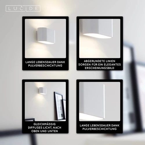 Lucide XERA - Wandleuchte - 1xG9 - Weiß - USP